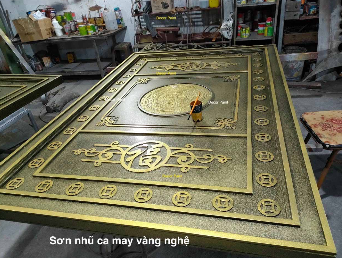 Công nghệ gia công CNC hiện đại sơn son thếp vàng